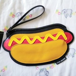Steve Madden Hot Dog Wristlet NWT